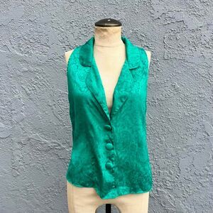 Victoria's Secret Gold Label top Teal Pajama lingerie in Medium